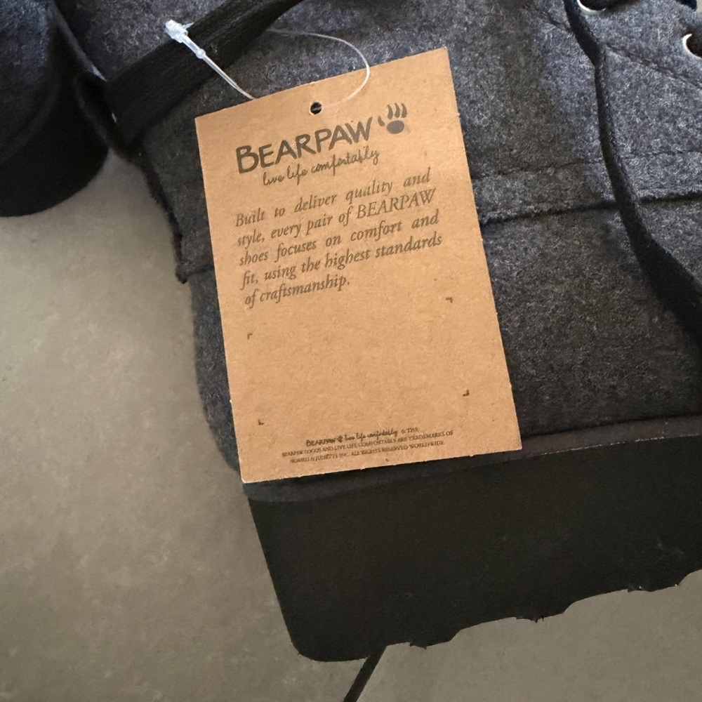 BearPaw Women's Gray Krista wool Boots - Picture 3 of 7
